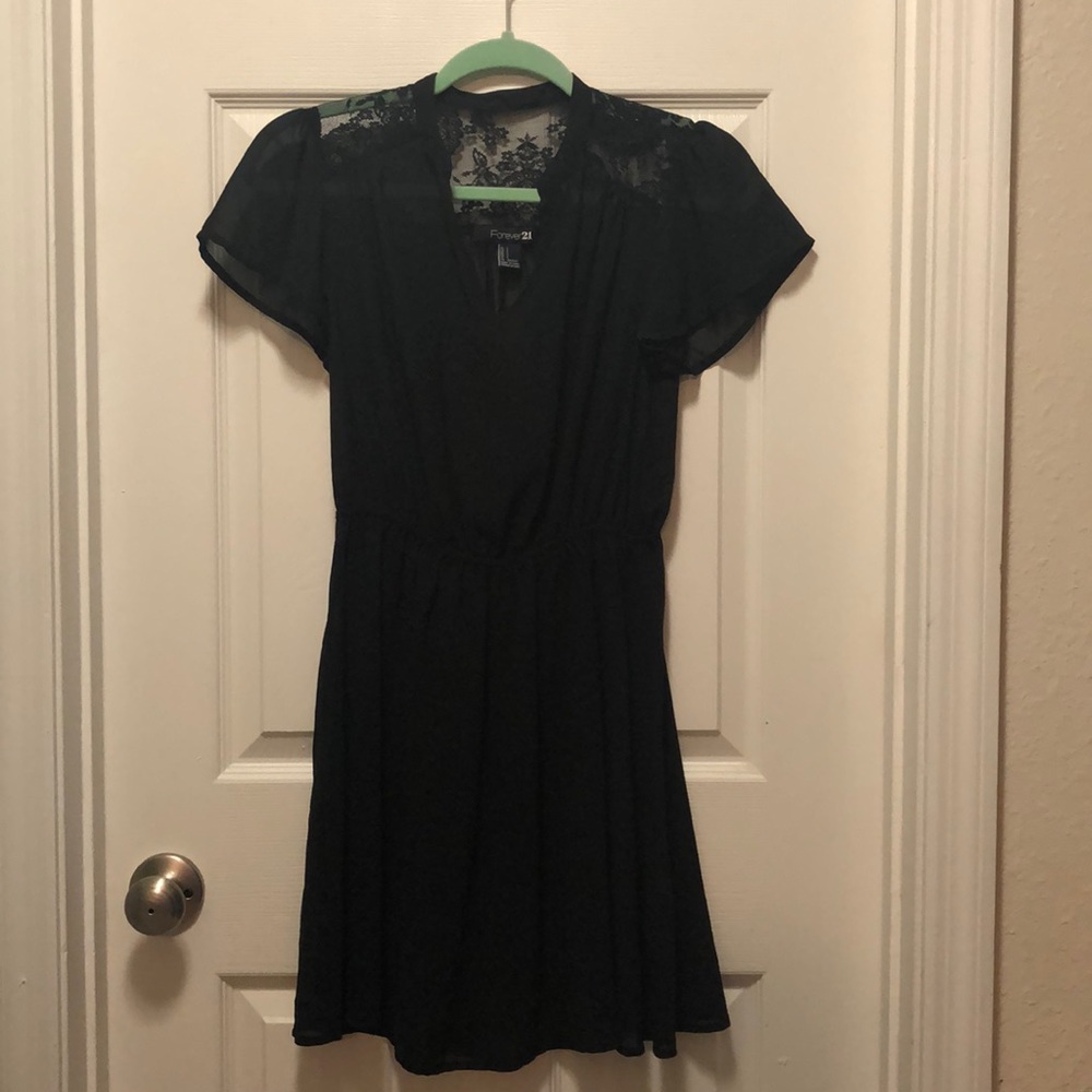Sheer black dress